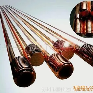 供应带螺纹可接连接延长铜包钢接地棒