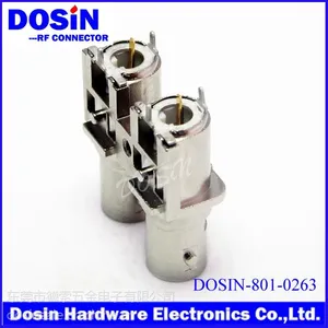 双联双屏蔽BNC180度高清视频接头 HD-SDI高清视频接口