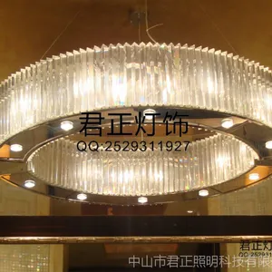 供应中山古镇厂家定制大型酒店水晶灯具/酒店非标灯具专业生产厂家