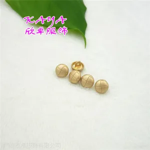 【欣卓扣子供应】***金属电镀钮扣 电镀面包花纹钮扣 厂家直销
