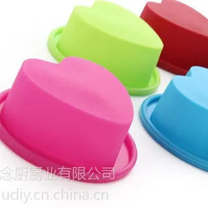 供应念厨新品耐高温心形小杯硅胶模具