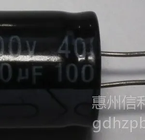 供应400v100uF高频低阻铝电解电容器