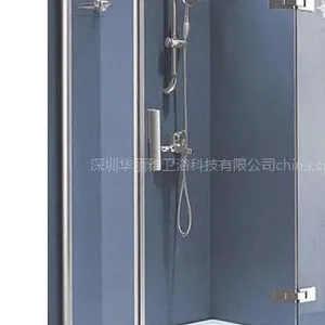 供应按尺寸定做简易淋浴房、淋浴屏风深圳华丽雅