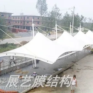 供应高密膜结构安丘停车棚昌邑遮阳棚诸城汽车棚