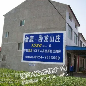 供应黄石/阳新/大冶墙体广告的制做