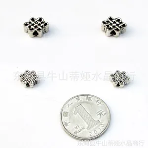 供应DIY藏银饰品配件 藏银中国结吉祥物吊坠挂坠隔珠批发