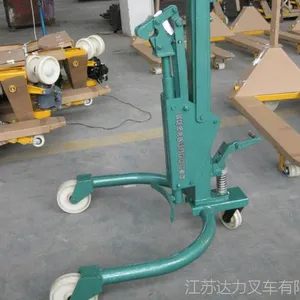 批发销售油桶搬运车 倒料车 液压油桶装卸车 手动叉车