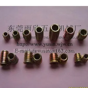 供应供应各种规格家具螺母,内外牙,直通,带介内外牙