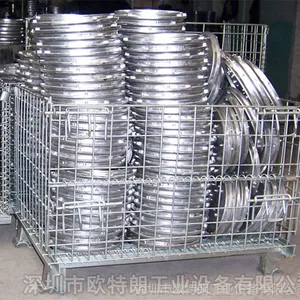 现货供应东莞长安仓库笼 折叠式仓储笼 厂家直销