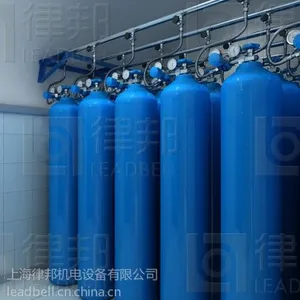 供应避难硐室压风供氧、气瓶供氧系统
