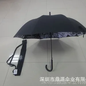 深圳伞厂低价供应25寸广告伞 礼品伞 全玻璃纤维高尔夫伞