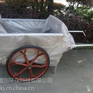 道路清洁人力三轮不锈钢垃圾车环卫 逸诺011 厂家直销
