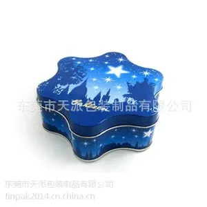 圣诞图案铁罐 圣诞节日主题铁罐