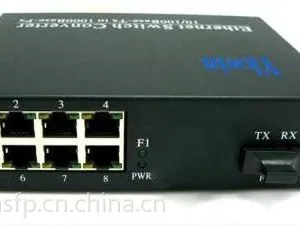 供应YKWIN千兆一光八电收发器