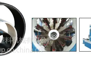 供应HDPE三层复合管生产线，双层PE管生产设备可以生产二层和三层的PE管材