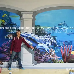 桂林3D立体画 桂林街头3D立体画 桂林3D地贴 桂林夜光3D画展制作公司 桂林3D画制作公司