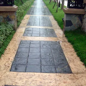 供应盼石PS070福州彩色压模地面/三明艺术压花道路/厦门彩色压印路面(厂家直销)