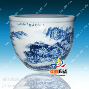 供应养金鱼陶瓷缸,陶瓷鱼缸价格,景德镇陶瓷大缸厂家