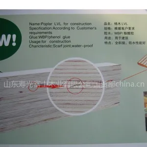 供应床板条杨木LVL