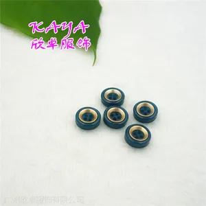 【欣卓钮扣】供应树脂铜组合钮扣 深蓝色金色针织衫毛衣钮扣