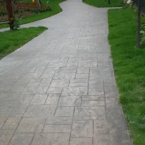 供应盼石彩色混凝土/彩色水泥/压花地坪