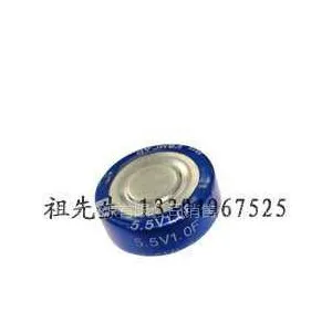 供应供应时钟电源用5.5V 0.1F D104VYV纽扣型法拉电容,超级电容器