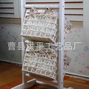 供应厂家直销~实木阳台书报架花架 时尚吊篮报刊杂志架 置物架