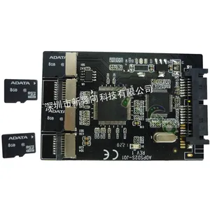 供应4个Micro SD转Micro SATA转接卡