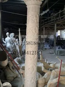 人造砂岩罗马柱 欧式别墅装饰柱 酒店罗马柱