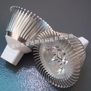 供应3W射灯外壳 射灯灯杯 LED灯具外壳 LED灯具配件