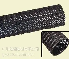 供应牙山网形聚乙烯(PE)硬式透水管