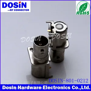 供应SDI高清方案专用单联板端BNC高清视频连接器 高清BNC接口