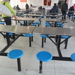 供应食堂餐桌椅不锈钢餐桌椅学生餐桌椅食堂餐桌