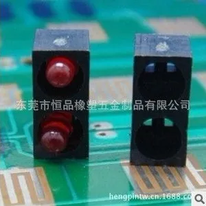 供应供应环保黑色3mmLED方形灯座【现货供应,免费试样】