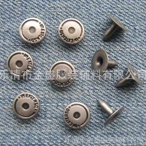 厂家供应铆钉撞钉 帽钉 衣角钉 装饰铆钉-rivets
