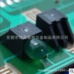 供应专业供应各种斜方座 圆孔90度灯座 尼龙灯座5mm
