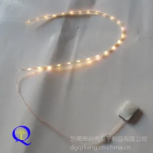 供应东莞启亮 LED发光学生书包包灯带,帆布包,双肩包,化妆包闪光灯条应用