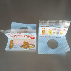 OPP异型袋 赠品挂瓶袋 32cm大孔卡头袋 玩具包装袋