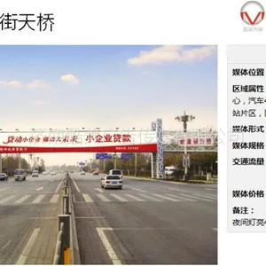 济南经十路历山路过街天桥桥体户外广告***