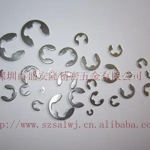 供应不锈钢开口卡簧 E形卡簧 GB896