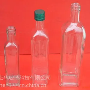 厂家供应墨绿色橄榄油瓶 透明橄榄油瓶 250ml--1000ml橄榄油瓶