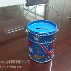 供应马口铁金属铁桶,食品包装罐,礼品包装罐子