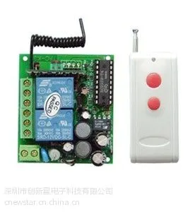供应厂家直销远距离发射器配套控制板12V 2路数码灯具遥控开关