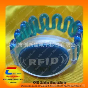 大量供应S50 RFID手腕带、RFID手腕带、硅胶腕带等!