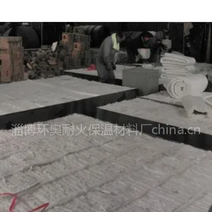 供应多晶莫来石纤维贴面块,多晶纤维炉衬,高温隔热保温材料