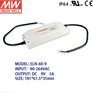 ��Ӧ̨����γ��ԴELNϵ��ELN-60-9-12-15-24-27-48��Ʒ�Ʒ�ˮ�ܿ�LED���ص�Դ