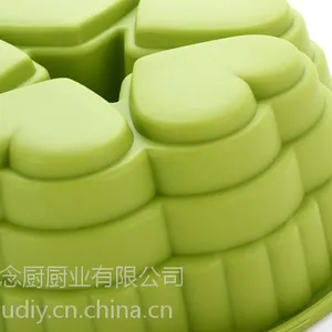 供应念厨新品爱心硅胶蛋糕模具