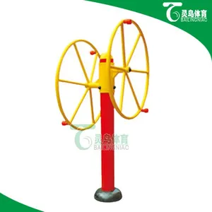 供应唐山百灵鸟户外健身器材-双人大转轮