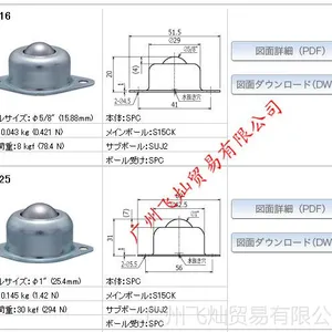 日本井口机工ISB万向球IM-16 IM-25（原装正品）