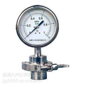 供应卫生型卡箍压力表YB-100 OMVGAR